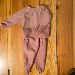 Two tone knit sweater set for baby 💕 organic cotton H&M 6m